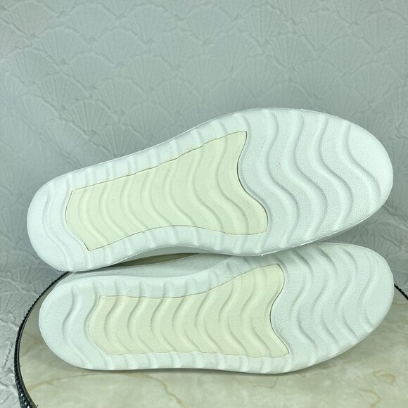 Allbirds Canvas Pacers Walking Sneakers 9 Cream Lace Up Low Top Casual Shoe NEW - Picture 13 of 14